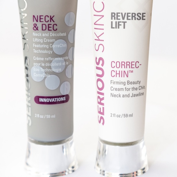 Serious Skincare set of 2 oz Reverse Lift & Neck & Dec skincare product age defy - Picture 6 of 13